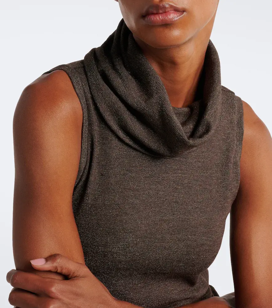Brunello Cucinelli Wool-blend turtleneck top | Thumbnail 4 Brunello Cucinelli Wool-blend turtleneck top | Thumbnail 4
