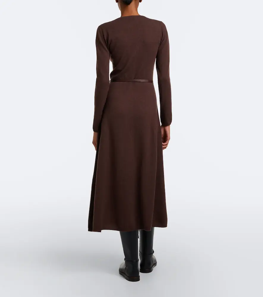 Brunello Cucinelli Monili belted cotton midi dress | Thumbnail 5 Brunello Cucinelli Monili belted cotton midi dress | Thumbnail 5
