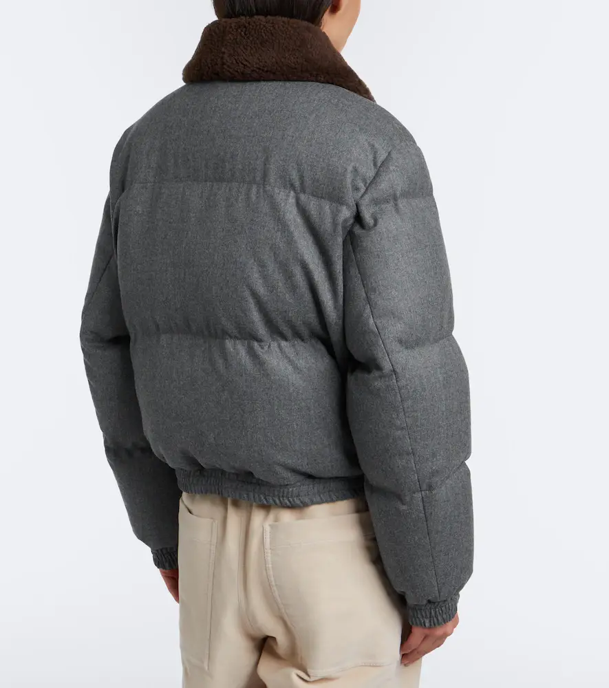 Brunello Cucinelli Monili virgin wool down jacket | Thumbnail 3 Brunello Cucinelli Monili virgin wool down jacket | Thumbnail 3