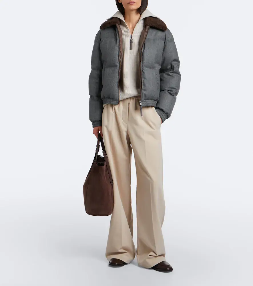 Brunello Cucinelli Monili virgin wool down jacket | Thumbnail 6 Brunello Cucinelli Monili virgin wool down jacket | Thumbnail 6