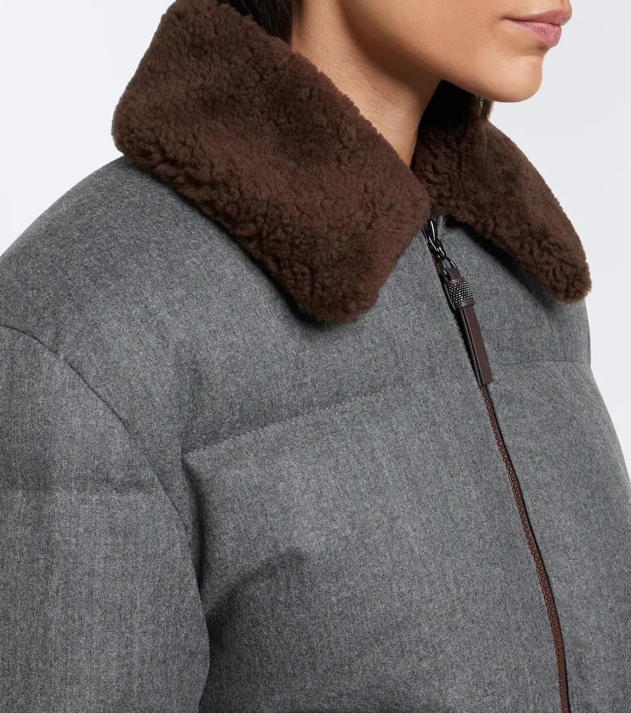 Brunello Cucinelli Monili virgin wool down jacket | Thumbnail 7 Brunello Cucinelli Monili virgin wool down jacket | Thumbnail 7