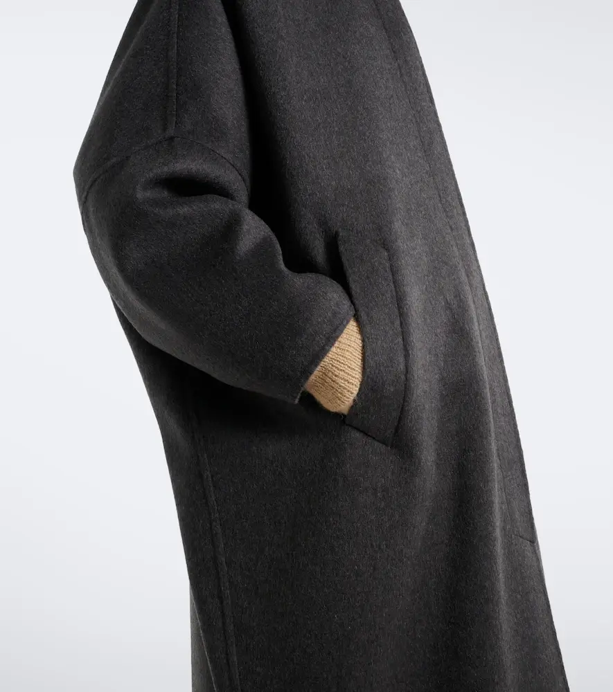 Brunello Cucinelli Shearling-trimmed cashmere coat | Thumbnail 6 Brunello Cucinelli Shearling-trimmed cashmere coat | Thumbnail 6
