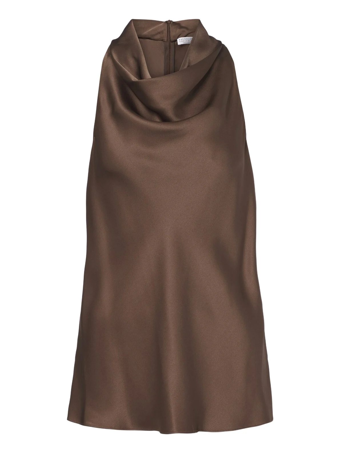 Draped silk top Draped silk top