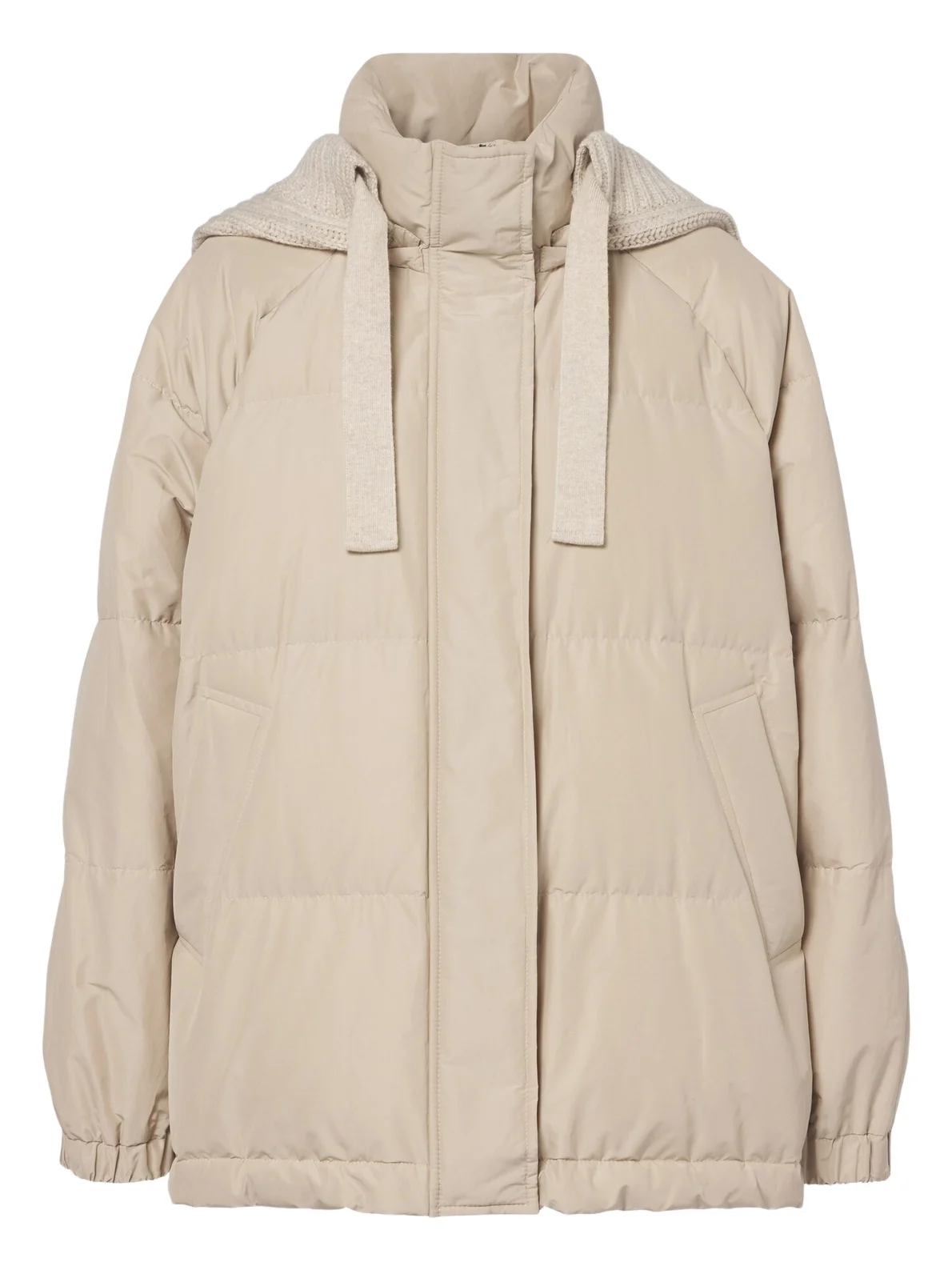Brunello Cucinelli Hooded cotton-blend down jacket