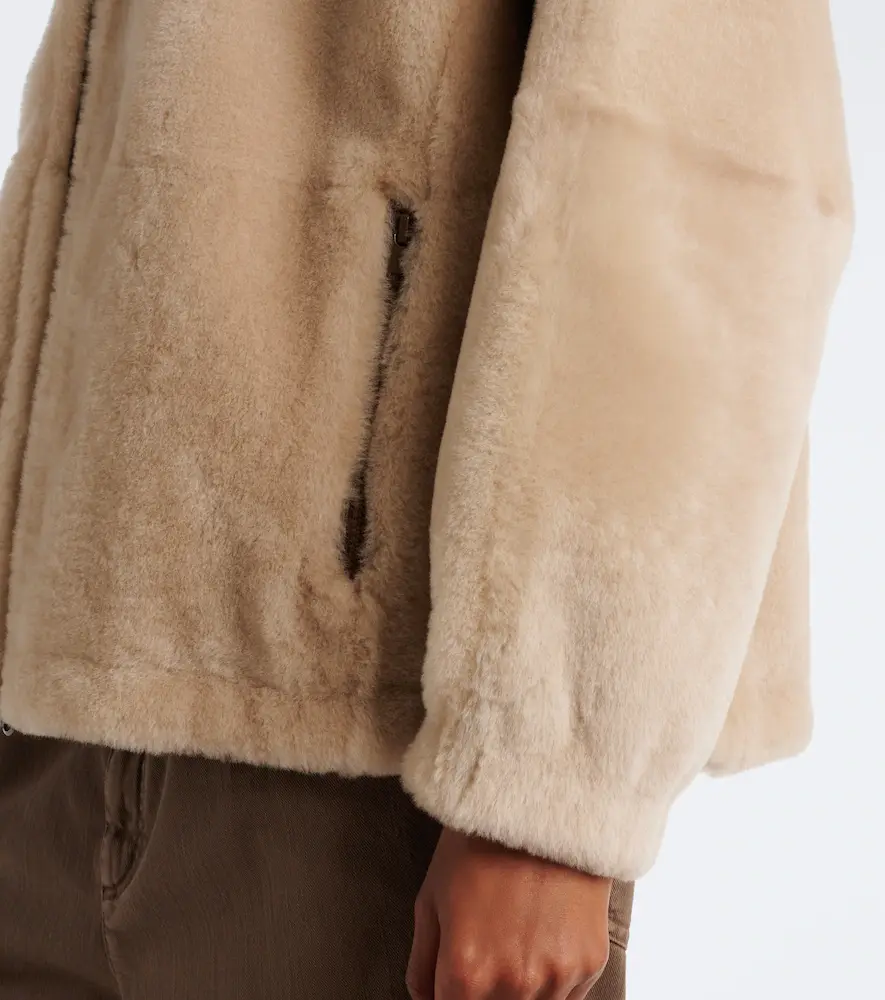 Brunello Cucinelli Monili hooded shearling jacket | Thumbnail 5 Brunello Cucinelli Monili hooded shearling jacket | Thumbnail 5