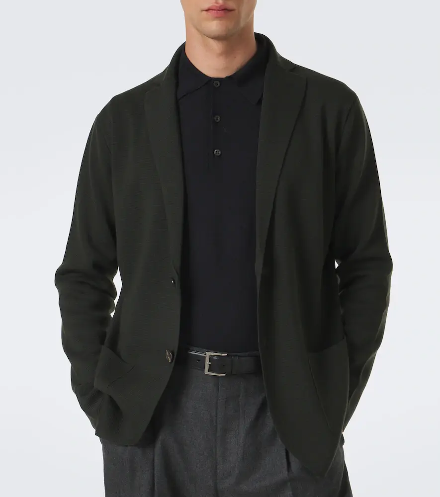 Thom Sweeney Knitted wool blazer | Thumbnail 2 Thom Sweeney Knitted wool blazer | Thumbnail 2