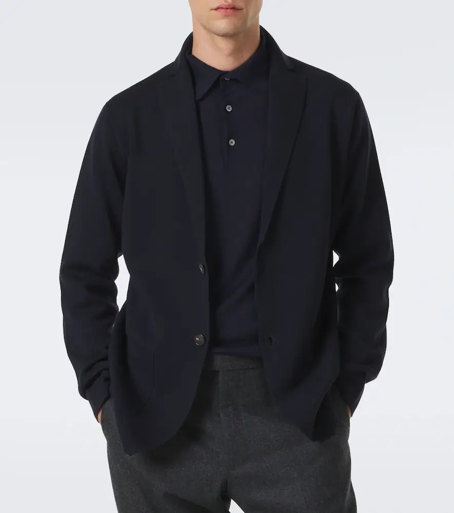 Thom Sweeney Knitted wool blazer | Thumbnail 2 Thom Sweeney Knitted wool blazer | Thumbnail 2