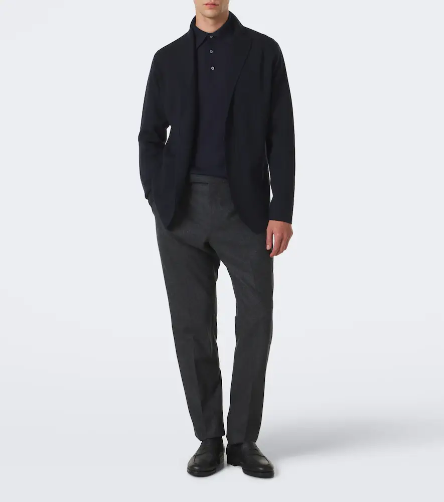 Thom Sweeney Knitted wool blazer | Thumbnail 4 Thom Sweeney Knitted wool blazer | Thumbnail 4