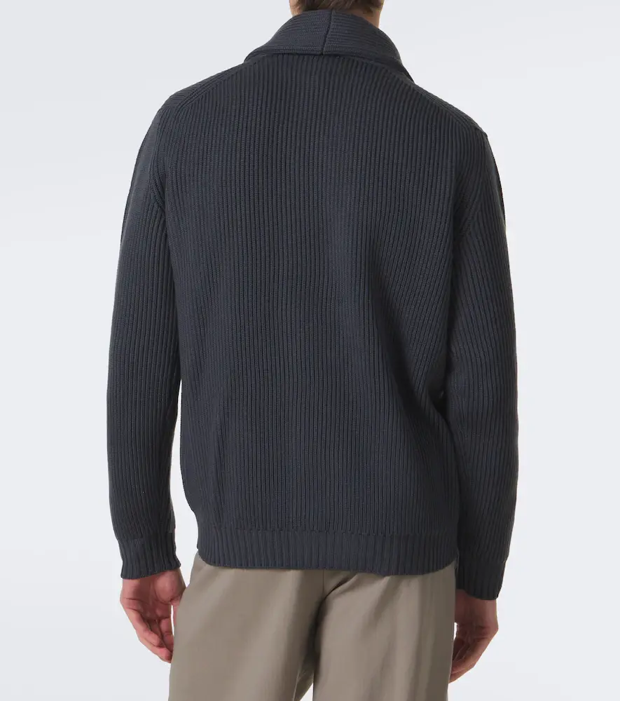 Thom Sweeney Ribbed-knit wool cardigan | Thumbnail 3 Thom Sweeney Ribbed-knit wool cardigan | Thumbnail 3