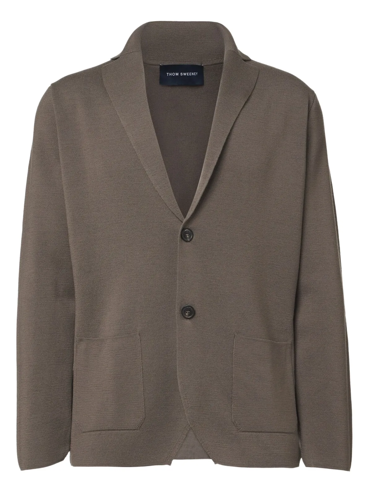 Thom Sweeney Knitted wool blazer