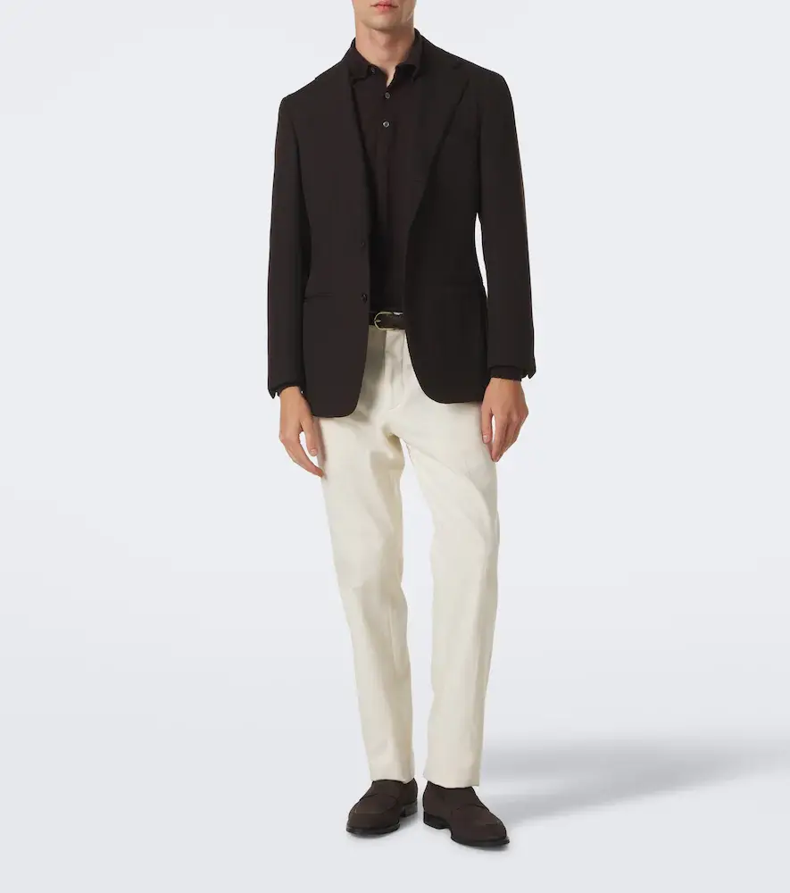 Thom Sweeney Cashmere and silk polo sweater | Thumbnail 2 Thom Sweeney Cashmere and silk polo sweater | Thumbnail 2