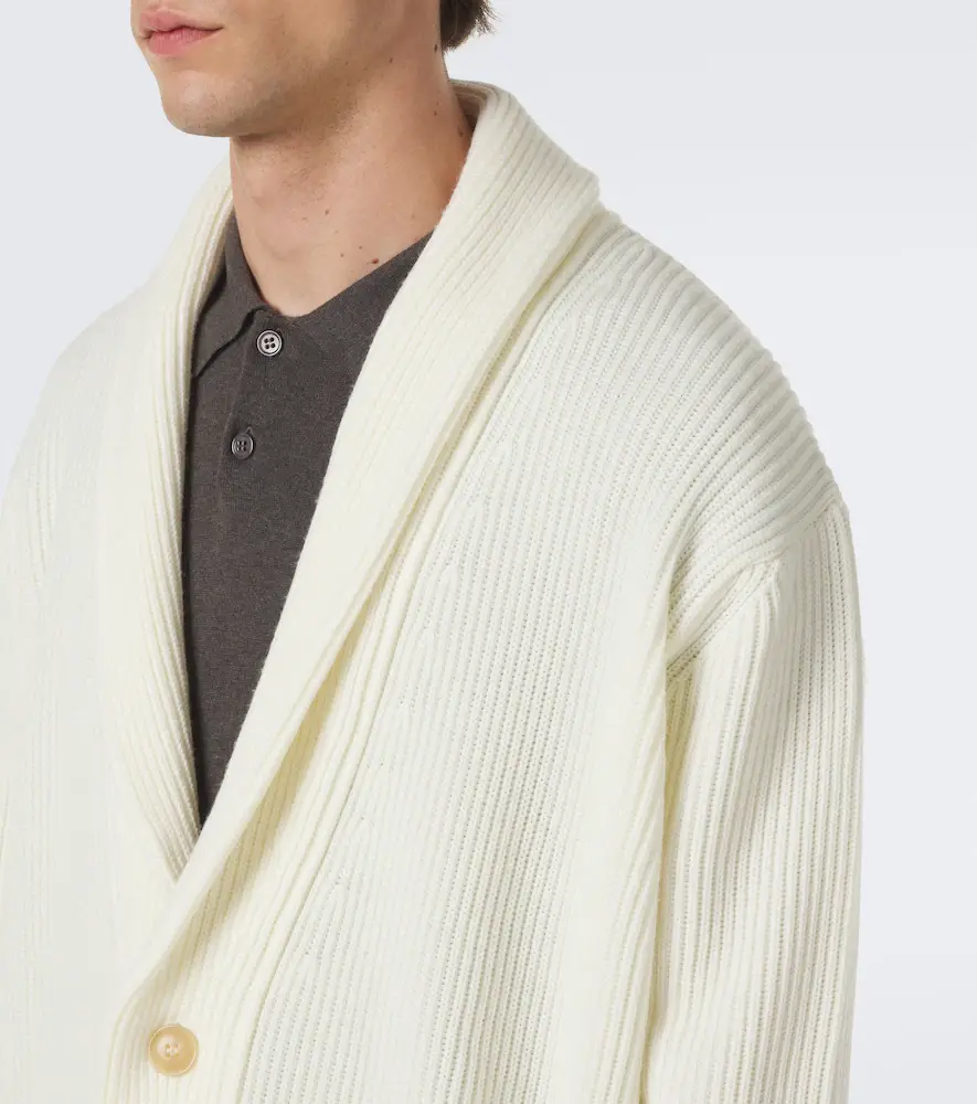 Thom Sweeney Ribbed-knit wool cardigan | Thumbnail 5 Thom Sweeney Ribbed-knit wool cardigan | Thumbnail 5