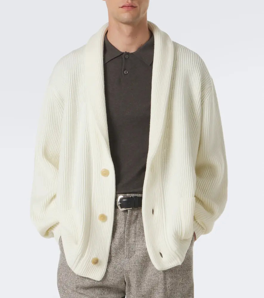 Thom Sweeney Ribbed-knit wool cardigan | Thumbnail 6 Thom Sweeney Ribbed-knit wool cardigan | Thumbnail 6