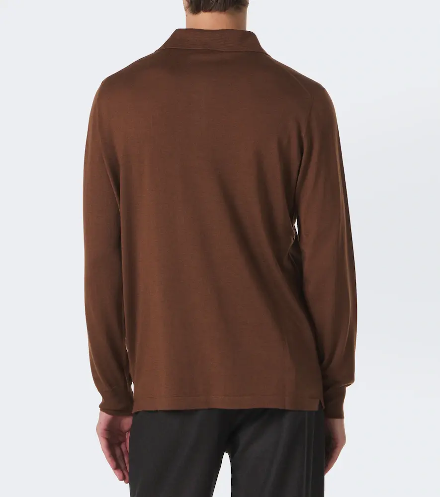Thom Sweeney Cashmere and silk polo sweater | Thumbnail 3 Thom Sweeney Cashmere and silk polo sweater | Thumbnail 3