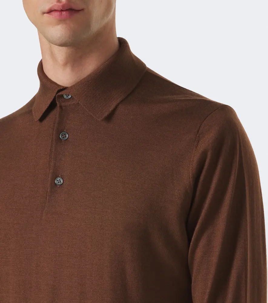Thom Sweeney Cashmere and silk polo sweater | Thumbnail 4 Thom Sweeney Cashmere and silk polo sweater | Thumbnail 4