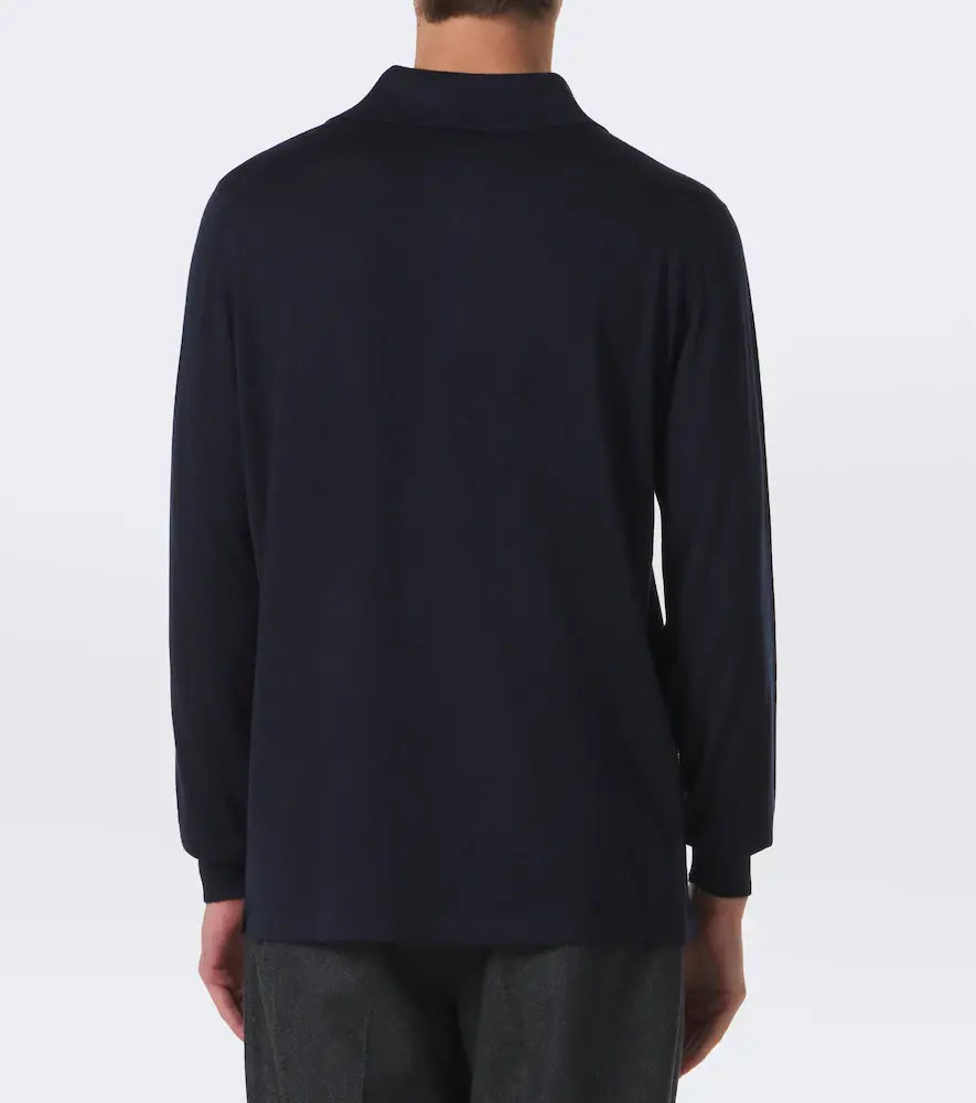 Thom Sweeney Cashmere and silk polo sweater | Thumbnail 3 Thom Sweeney Cashmere and silk polo sweater | Thumbnail 3