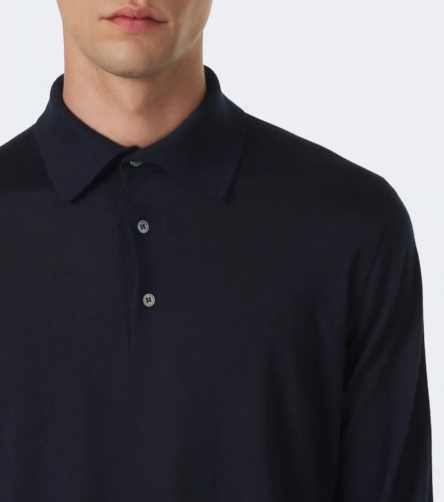Thom Sweeney Cashmere and silk polo sweater | Thumbnail 4 Thom Sweeney Cashmere and silk polo sweater | Thumbnail 4