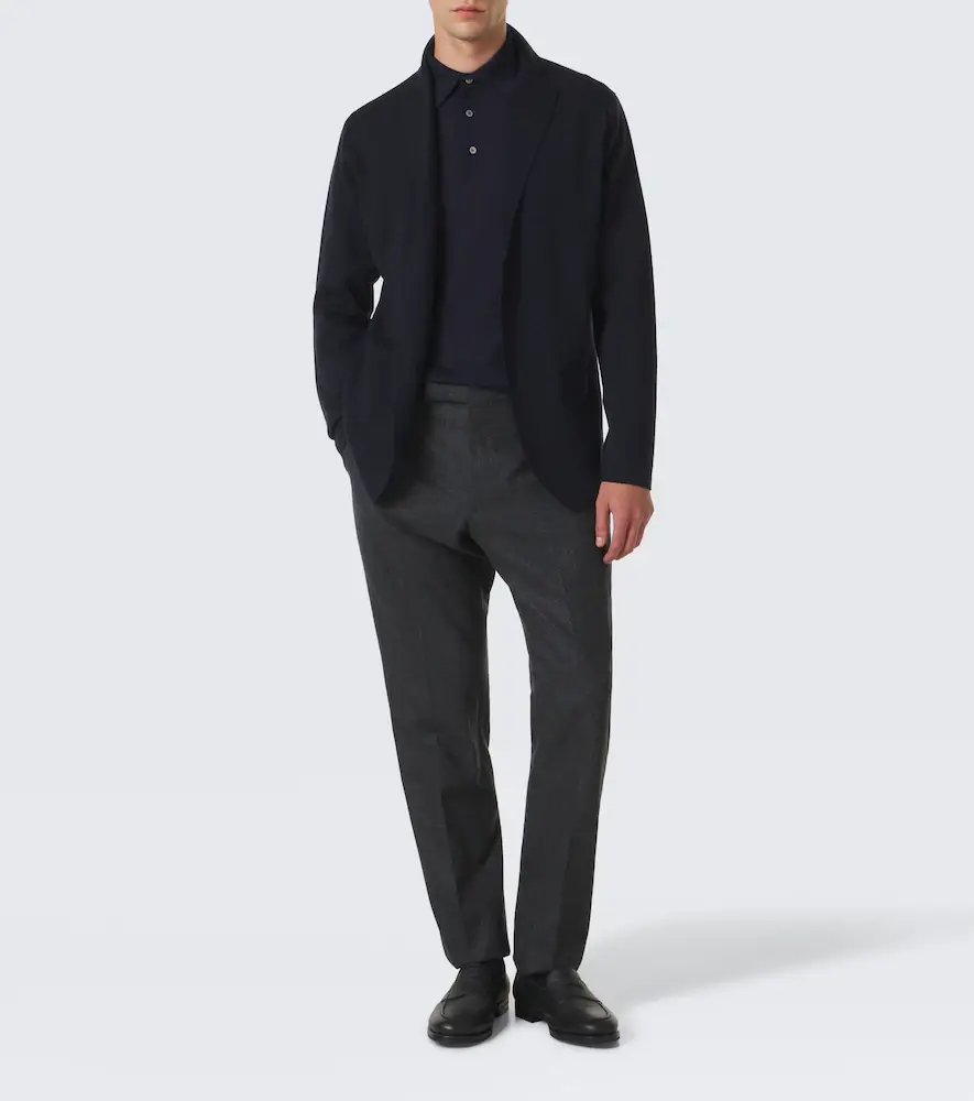 Thom Sweeney Cashmere and silk polo sweater | Thumbnail 5 Thom Sweeney Cashmere and silk polo sweater | Thumbnail 5