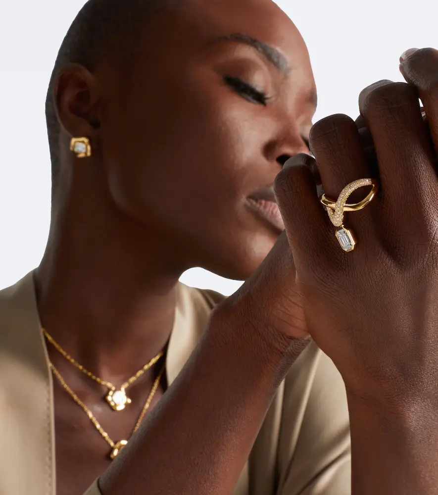 SHAY JEWELRY Floating Zar 18kt gold ring with diamonds | Thumbnail 2 SHAY JEWELRY Floating Zar 18kt gold ring with diamonds | Thumbnail 2