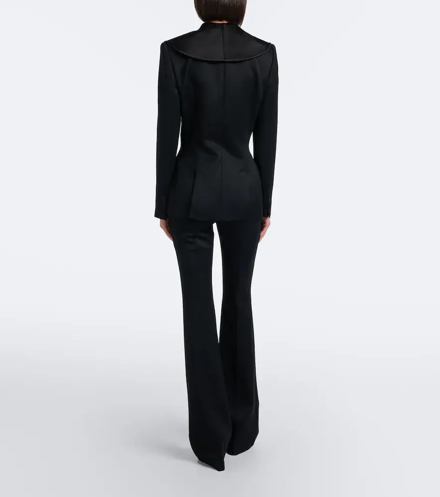 Alexander McQueen Wool flared pants | Thumbnail 3 Alexander McQueen Wool flared pants | Thumbnail 3