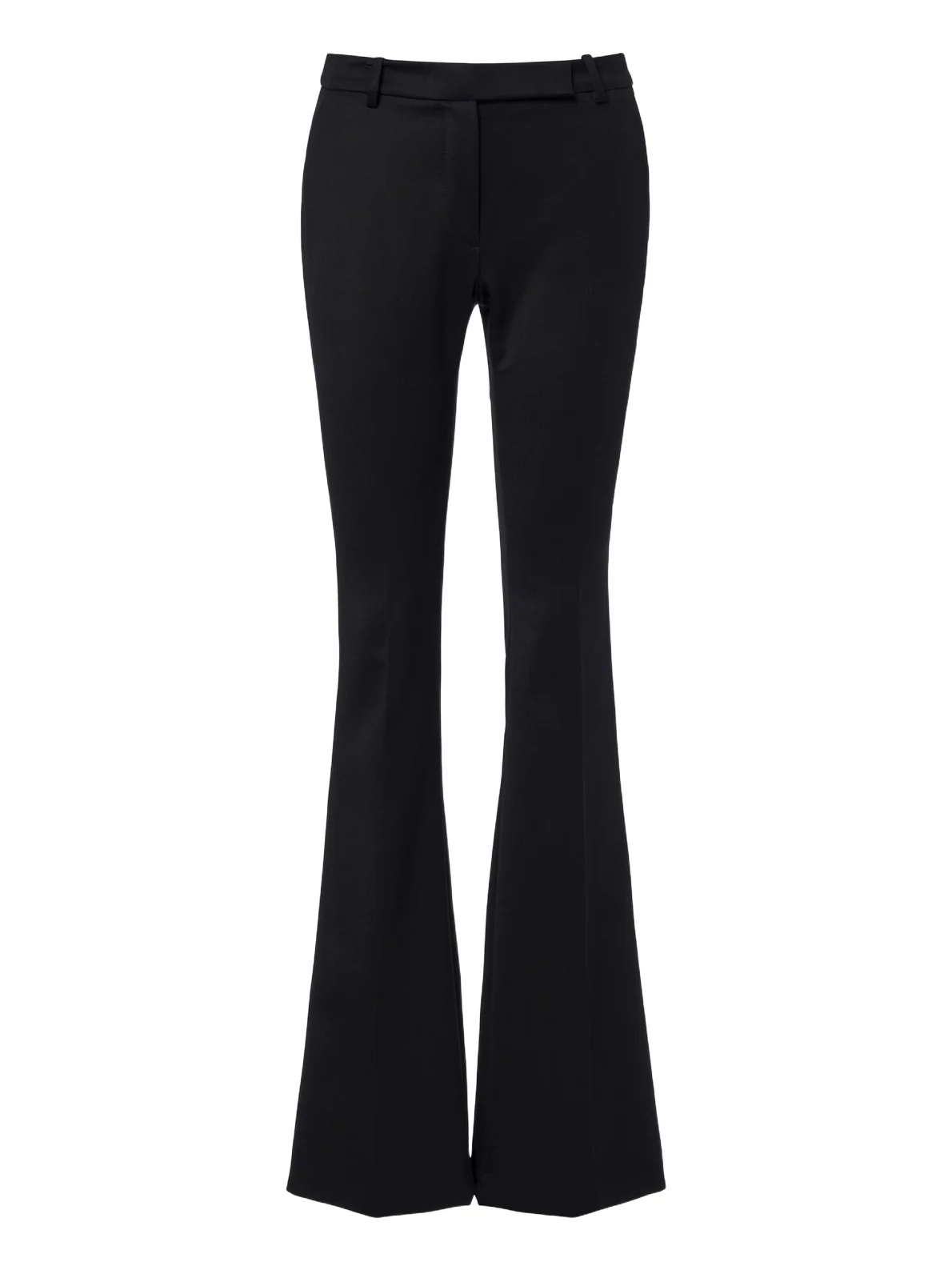 Wool flared pants