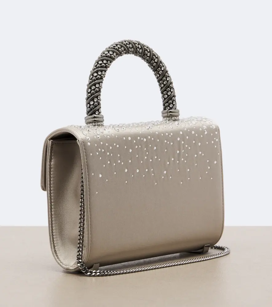 Roger Vivier Envelope embellished satin top-handle bag | Thumbnail 2 Roger Vivier Envelope embellished satin top-handle bag | Thumbnail 2