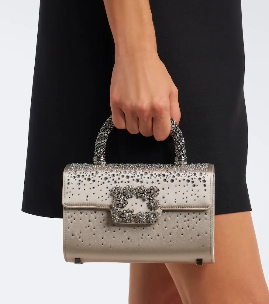 Roger Vivier Envelope embellished satin top-handle bag | Thumbnail 7 Roger Vivier Envelope embellished satin top-handle bag | Thumbnail 7