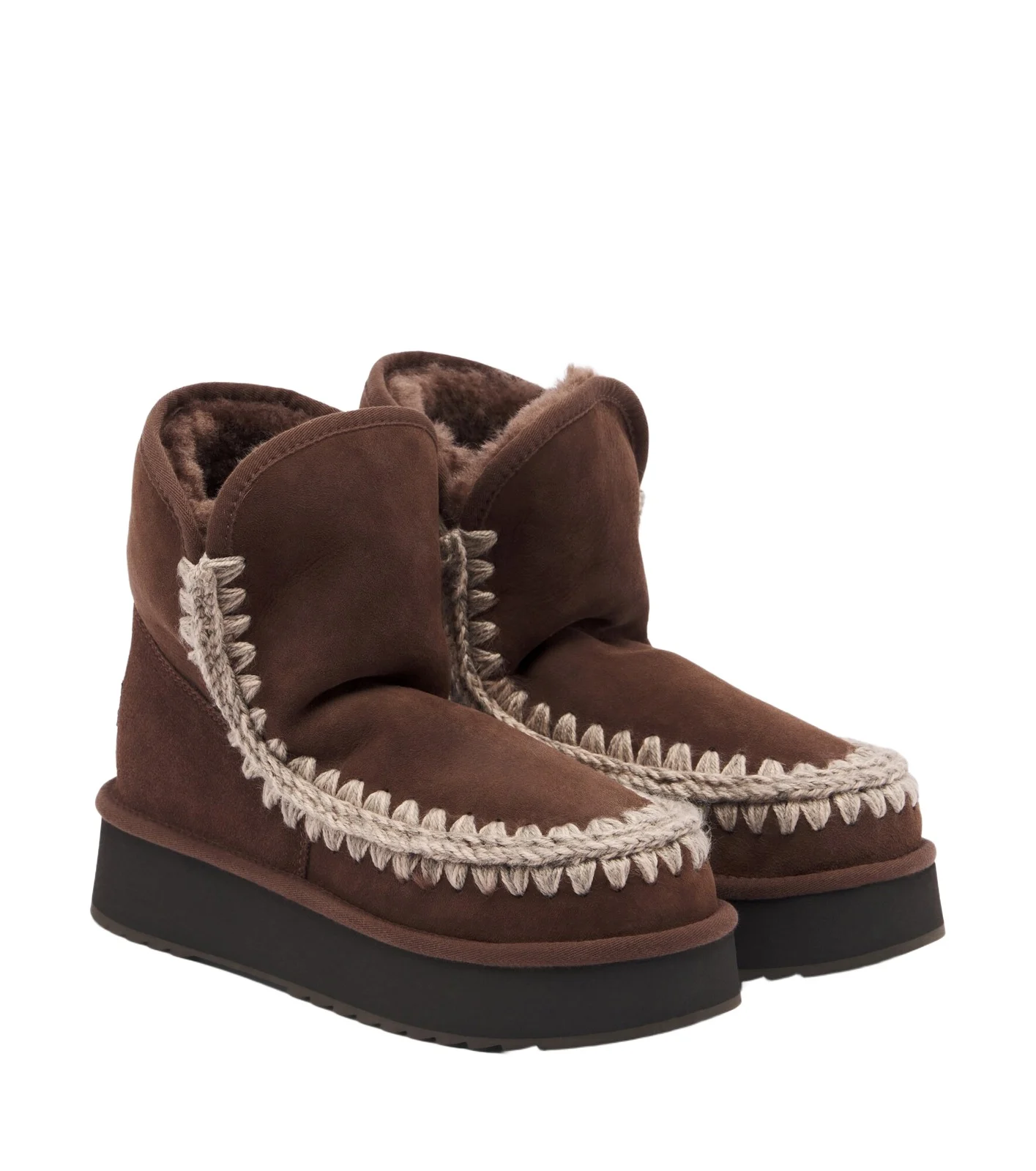 Suede platform ankle boots Suede platform ankle boots