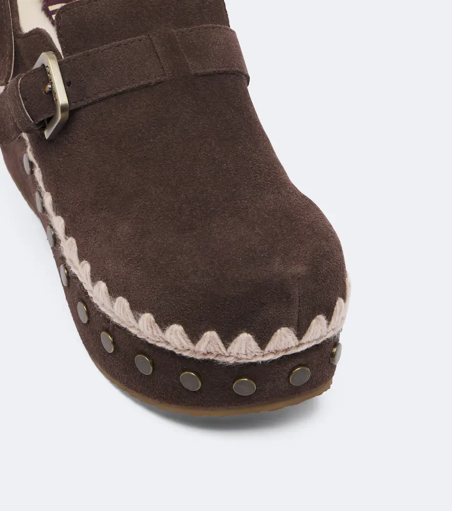 MOU Shearling-lined suede clogs | Thumbnail 3 MOU Shearling-lined suede clogs | Thumbnail 3