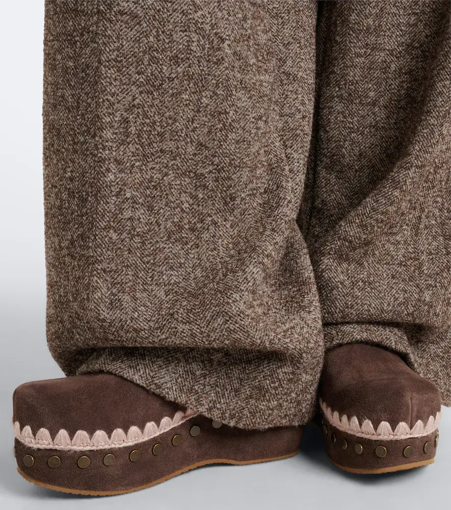 MOU Shearling-lined suede clogs | Thumbnail 6 MOU Shearling-lined suede clogs | Thumbnail 6