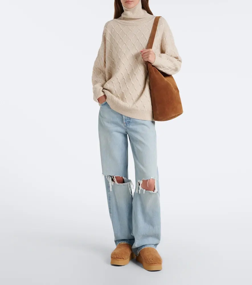 MOU Shearling platform mules | Thumbnail 6 MOU Shearling platform mules | Thumbnail 6