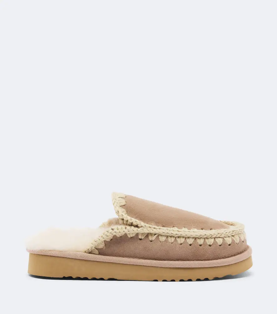 MOU Shearling-lined suede mules | Thumbnail 2 MOU Shearling-lined suede mules | Thumbnail 2