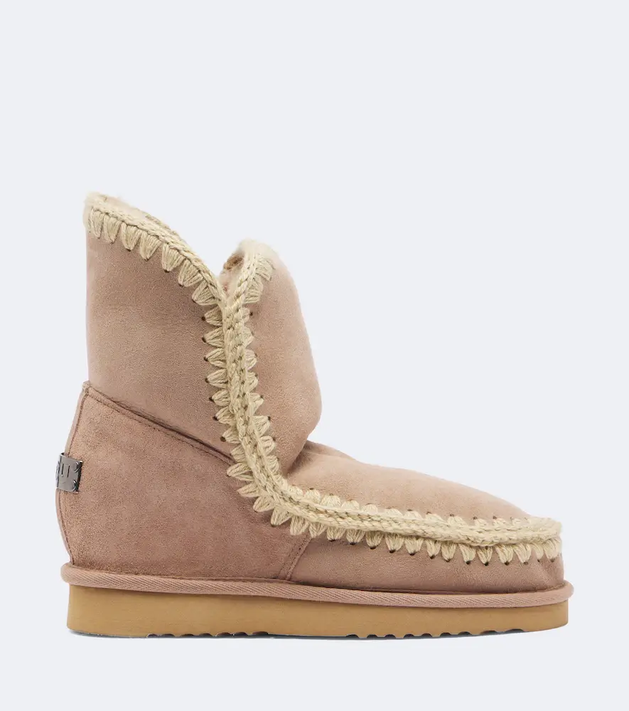 MOU Inner Wedge shearling-lined suede ankle boots | Thumbnail 3