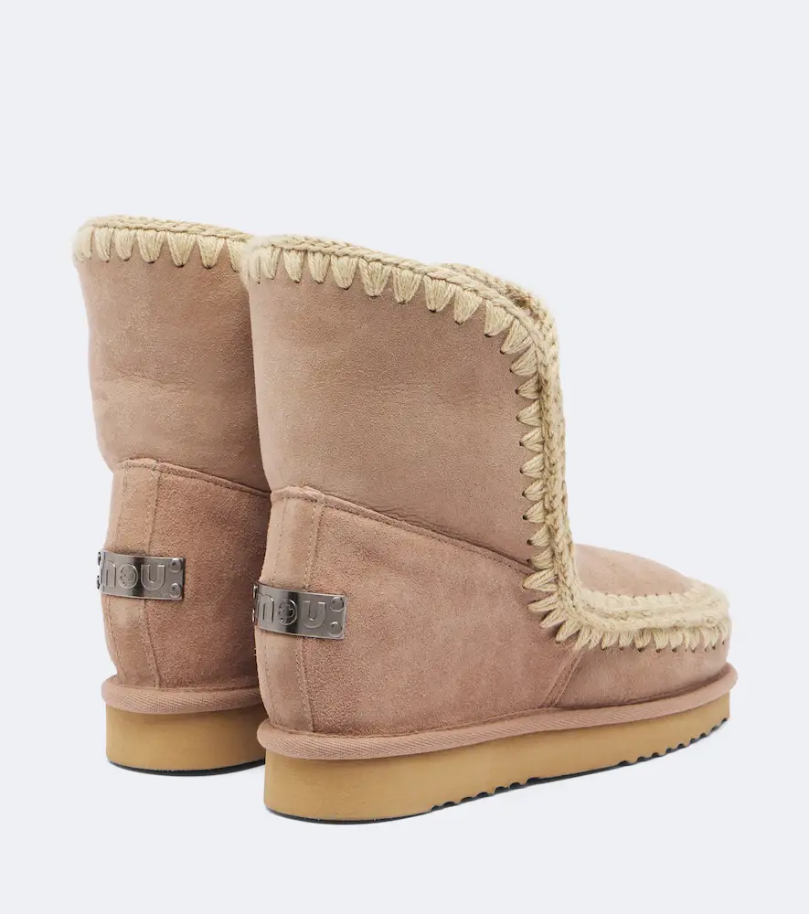 MOU Inner Wedge shearling-lined suede ankle boots | Thumbnail 4