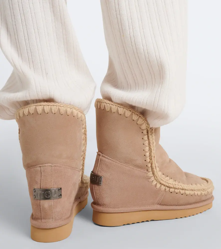 MOU Inner Wedge shearling-lined suede ankle boots | Thumbnail 6