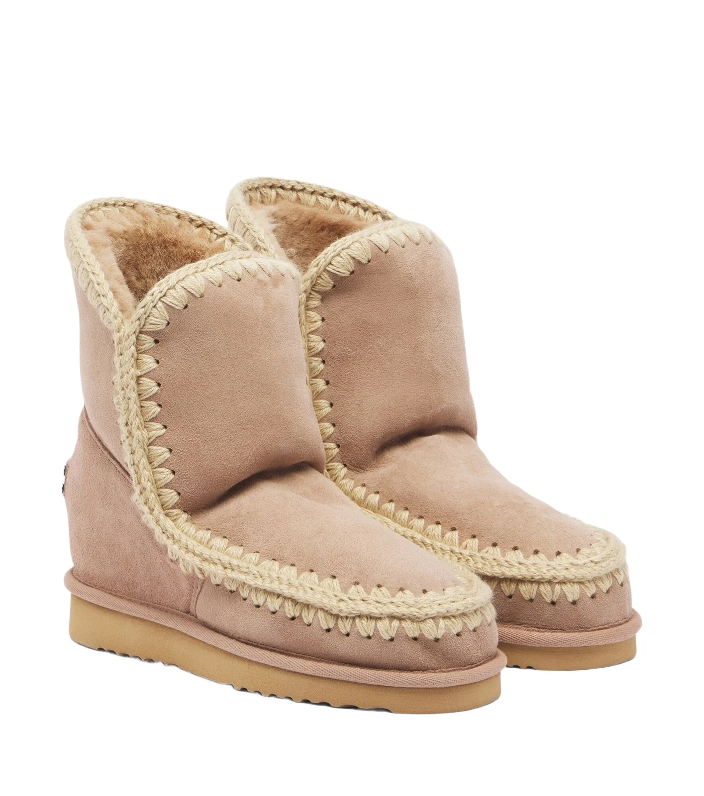 Inner Wedge shearling-lined suede ankle boots Inner Wedge shearling-lined suede ankle boots