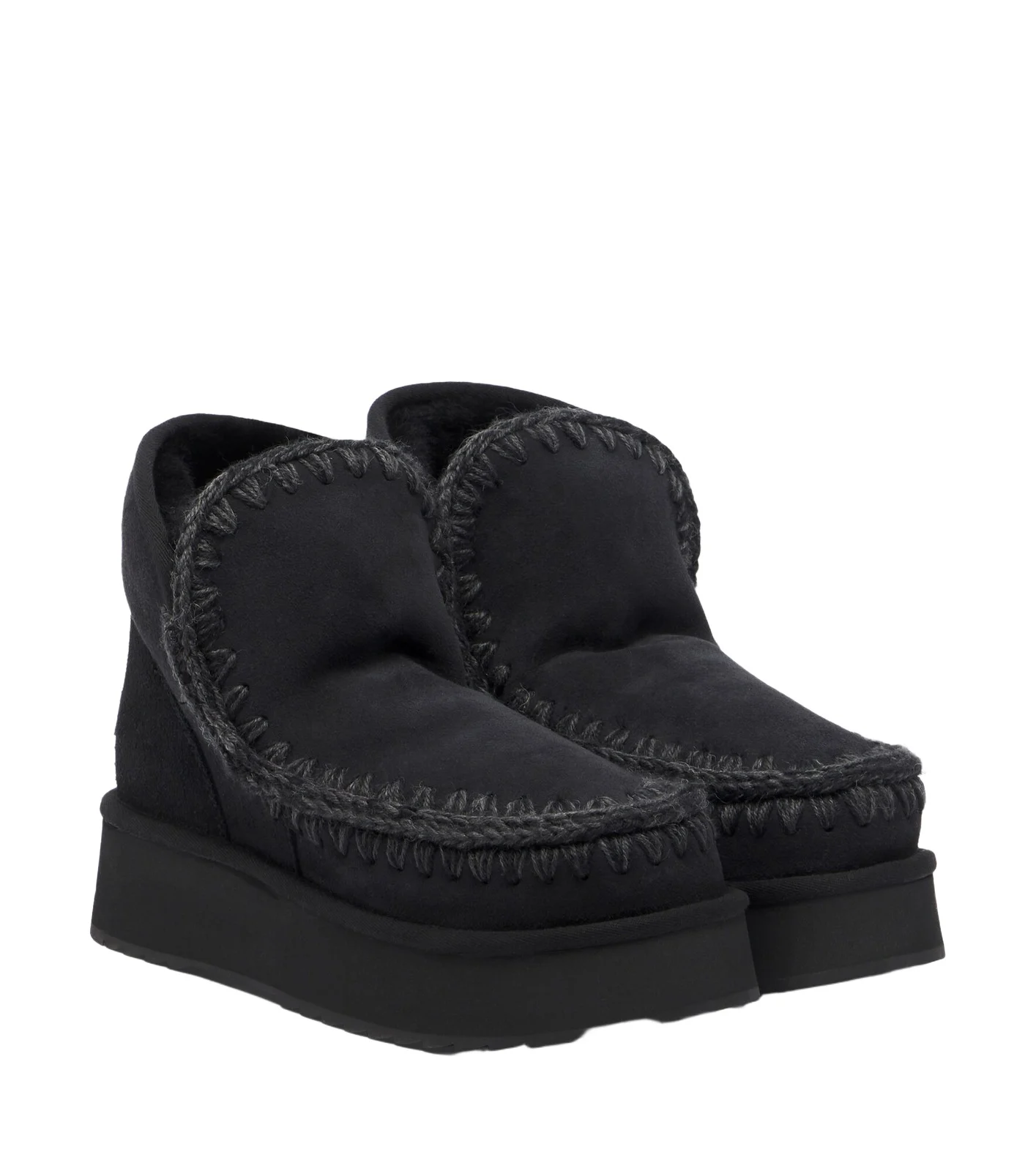 Mini shearling-lined suede ankle boots Mini shearling-lined suede ankle boots