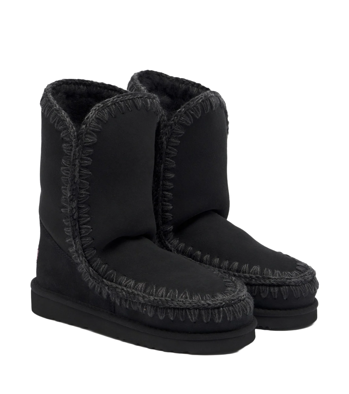 MOU 24 shearling-lined suede mid-calf boots