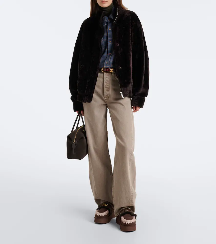 MOU Shearling-lined suede platform mules | Thumbnail 6 MOU Shearling-lined suede platform mules | Thumbnail 6