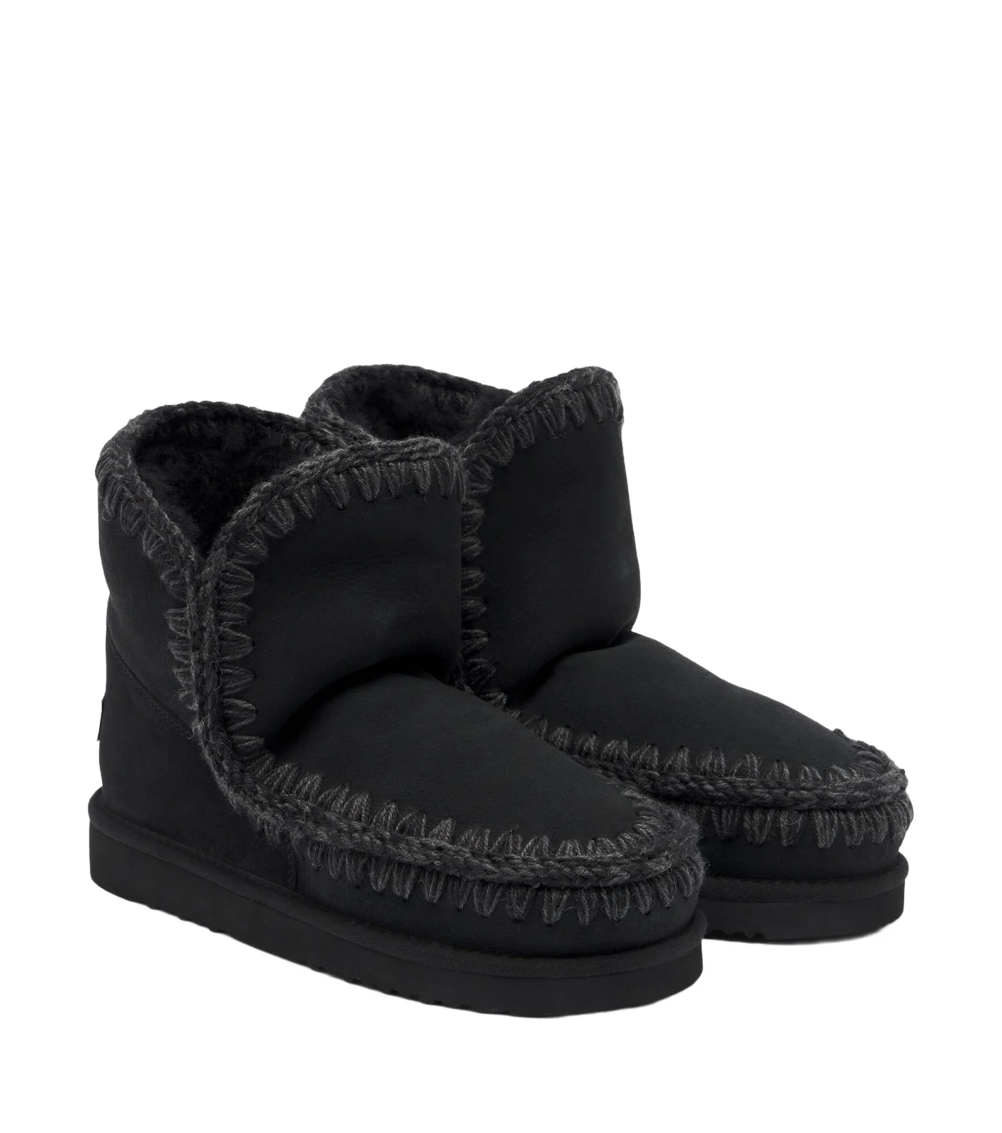 18 shearling-lined suede ankle boots