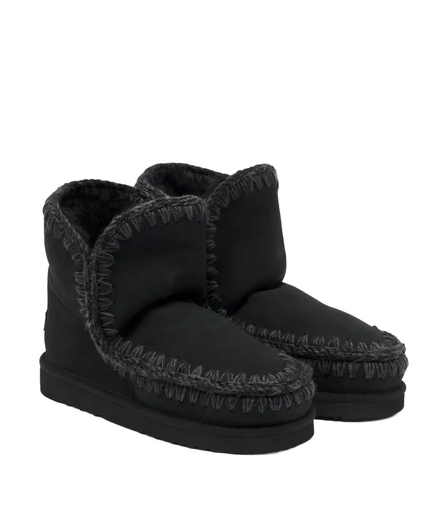 18 shearling-lined suede ankle boots 18 shearling-lined suede ankle boots