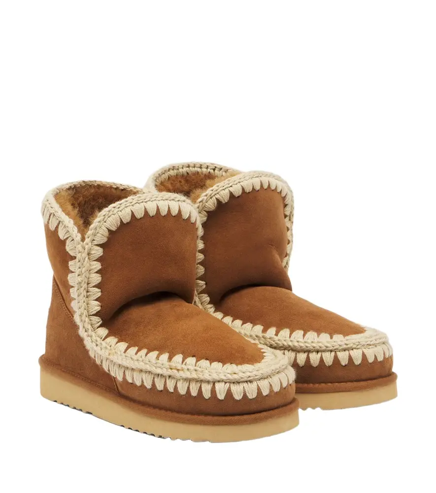 18 shearling-lined suede ankle boots 18 shearling-lined suede ankle boots