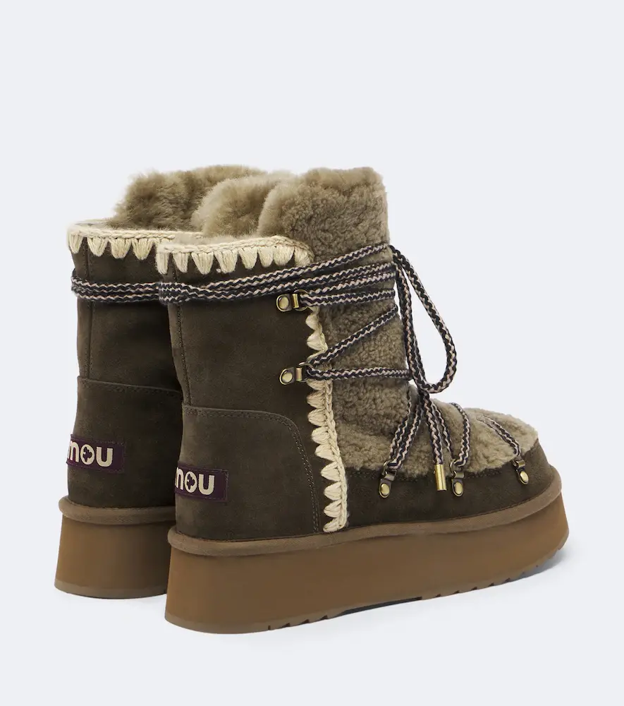 MOU Shearling and suede ankle boots | Thumbnail 2 MOU Shearling and suede ankle boots | Thumbnail 2