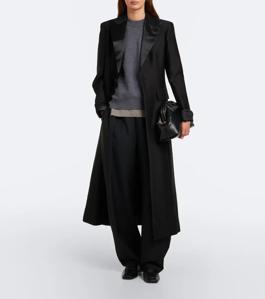 Polo Ralph Lauren Wool and silk crêpe coat | Thumbnail 2