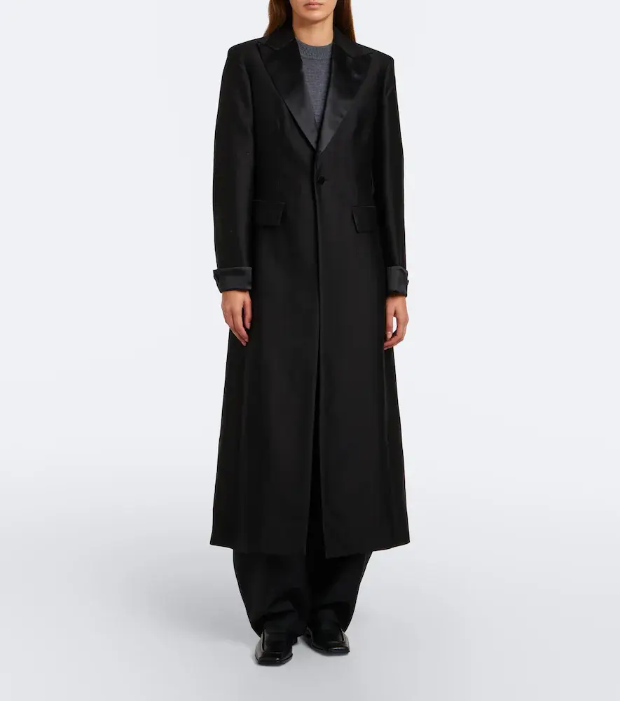 Polo Ralph Lauren Wool and silk crêpe coat | Thumbnail 5