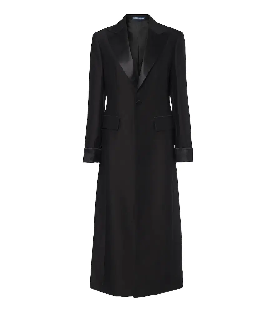 Wool and silk crêpe coat Wool and silk crêpe coat