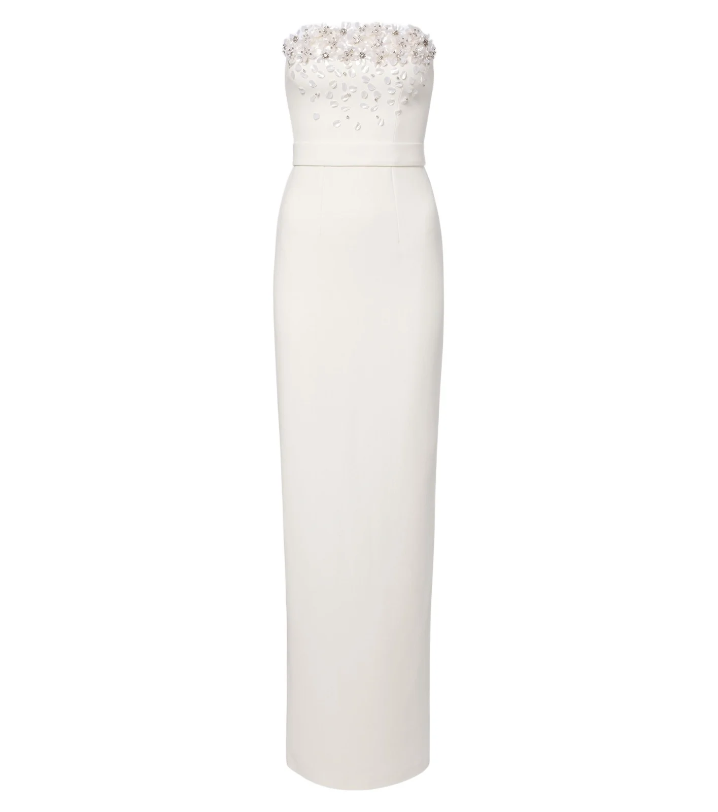 Bridal Azrael floral-appliqué gown