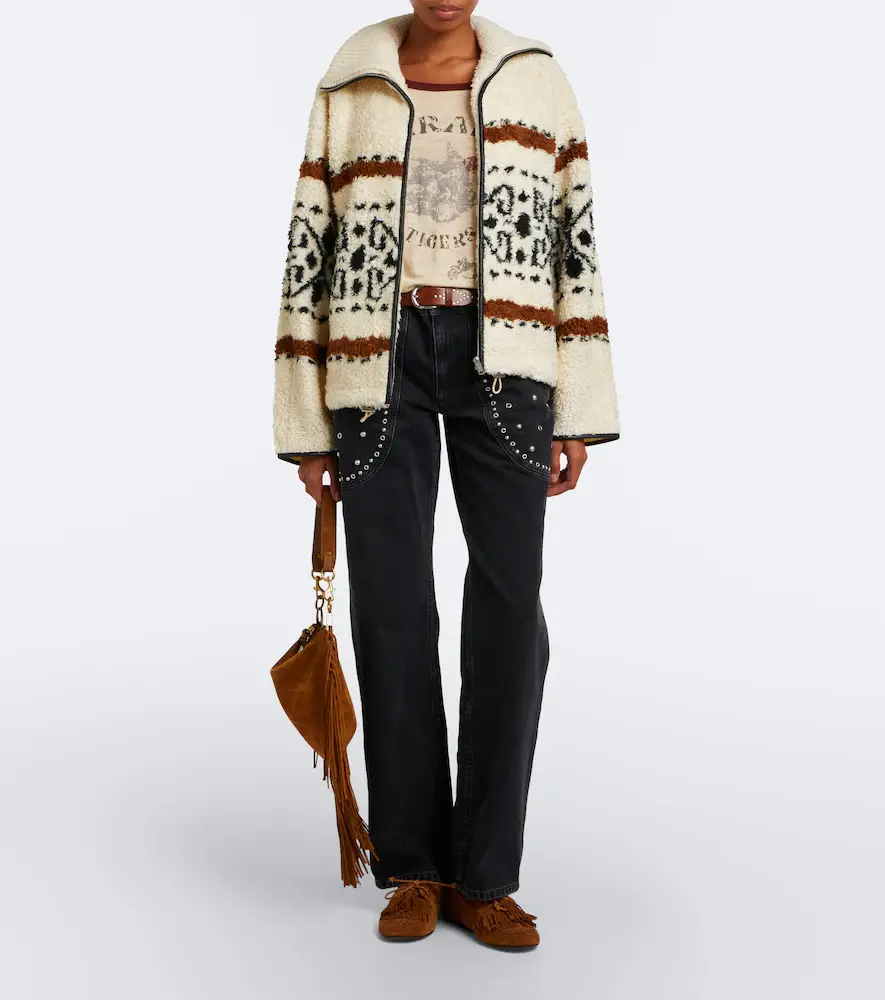 Marant Étoile Luka teddy jacket | Thumbnail 3 Marant Étoile Luka teddy jacket | Thumbnail 3