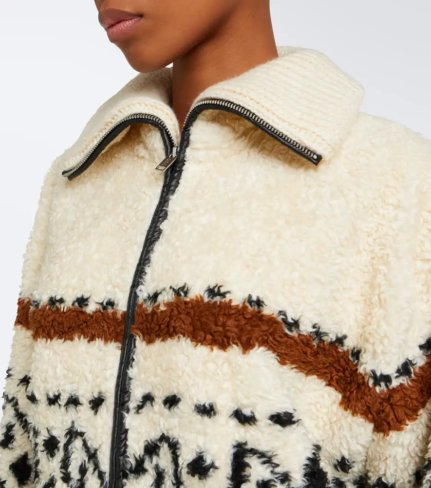 Marant Étoile Luka teddy jacket | Thumbnail 4 Marant Étoile Luka teddy jacket | Thumbnail 4