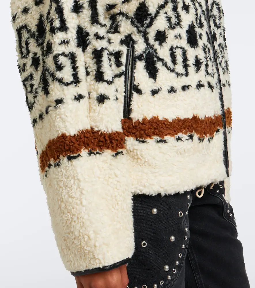 Marant Étoile Luka teddy jacket | Thumbnail 6 Marant Étoile Luka teddy jacket | Thumbnail 6